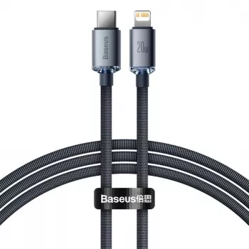 Baseus Καλώδιο Lightning σε USB-C PD QC 20W 480Mbps 1,2m Μαύρο