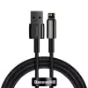 Baseus Καλώδιο Lightning Tungsten Series 2.4A, 1m Μαύρο (CALWJ-01)