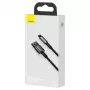 Baseus Καλώδιο Lightning Tungsten Series 2.4A, 1m Μαύρο (CALWJ-01)