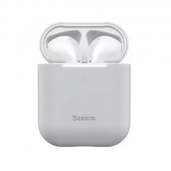 Baseus Silica Series Ultra-Thin θήκη προστασίας σιλικόνης για AirPods 1/2 γκρι