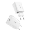 Baseus Speed Mini Γρήγορος Φορτιστής, USB-C, PD, 3A, 20W (Λευκό)