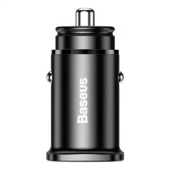 Baseus Square Φορτιστής Αυτοκινήτου PPS QC4.0 / PD3.0 5A 30W (Μαύρο)