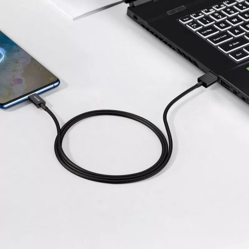 Baseus Superior Γρήγορο Καλώδιο Φόρτισης Δεδομένων USB-A σε Micro USB 1m Μαύρο