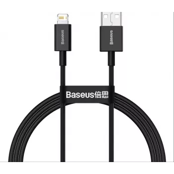 Baseus Superior Καλώδιο Ταχείας Φόρτισης και Δεδομένων USB-A σε Lightning 1m Μαύρο (CALYS-A01)