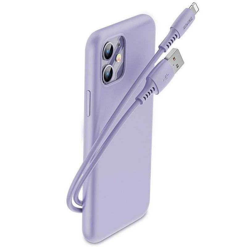 Baseus Yiven Καλώδιο USB-A σε Lightning 2,4A 1,8m Μπλε Λιλά