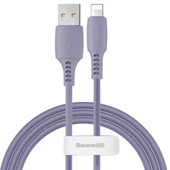 Baseus Yiven Καλώδιο USB-A σε Lightning 2,4A 1,8m Μπλε Λιλά