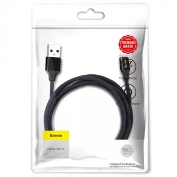 Baseus Yiven Καλώδιο Lightning 1,8 m Μαύρο (CALYW-A01)