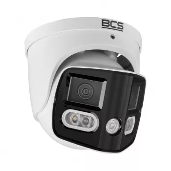 BCS 8MP IP Turret Κάμερα 2,8mm Σταθερή Εστίαση 30m IR AI Perimeter Protection
