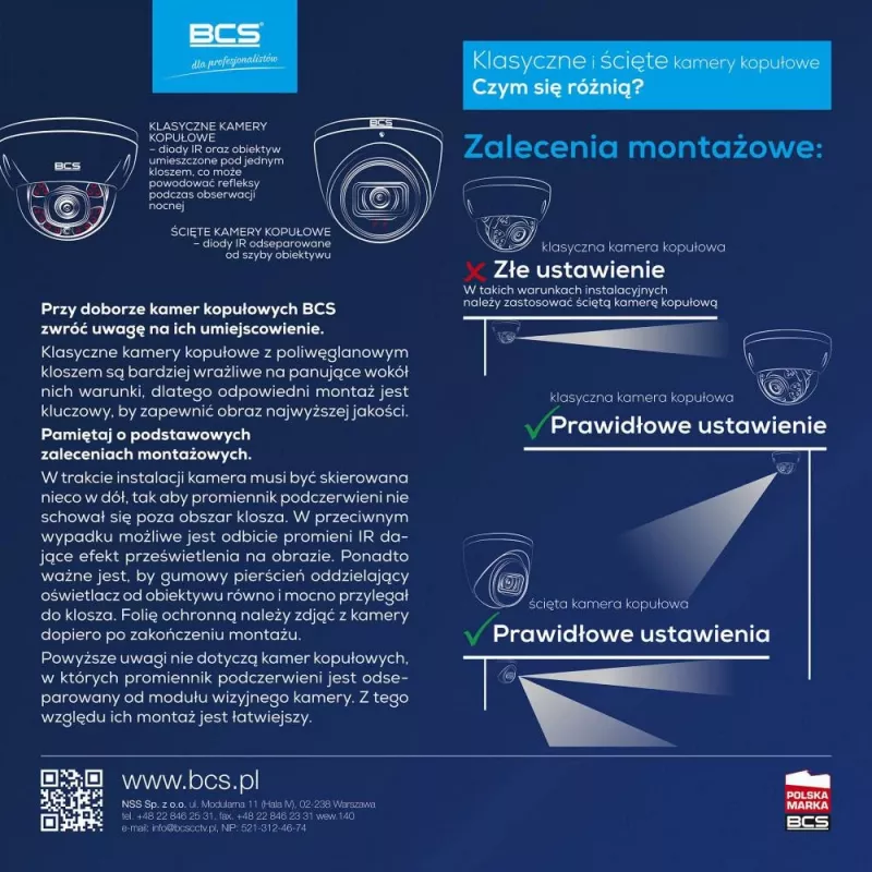 BCS EA18FWR3(2) 8MP 4-in-1 Dome Κάμερα, 3,6mm, IR 30m, IP66