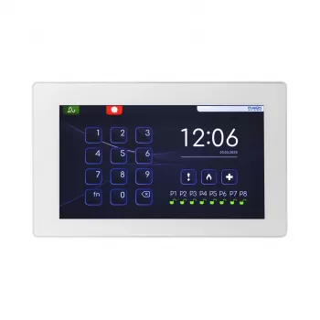 BCS PulsON Alarm Touch BUS Πληκτρολόγιο οθόνης αφής 7 ιντσών - Λευκό
