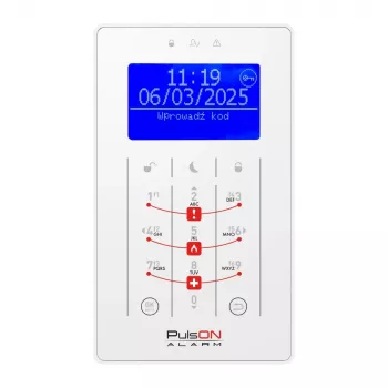 BCS PulsON LCD(BLU)/S WH μονάδα οθόνης LCD 16x2 χαρακτήρων, μπλε οπίσθιος φωτισμός, λευκό κείμενο, 5V