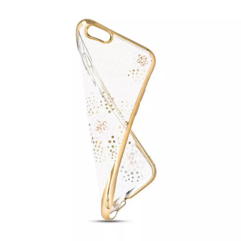 Beeyo Sony Xperia E5 Flower Dots Θήκη TPU Χρυσό