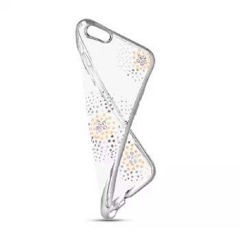 Beeyo Sony Xperia E5 Flower Dots Θήκη TPU Ασημί