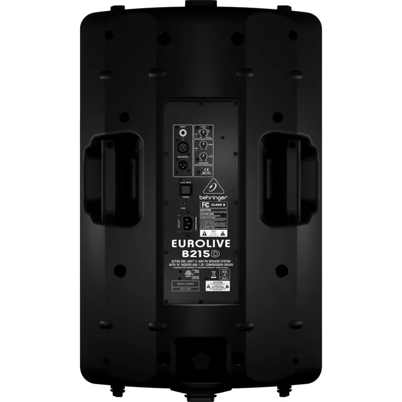 Behringer B215D Ενεργό ηχείο PA 550W 15 ιντσών 2 δρόμων με Bluetooth και DSP