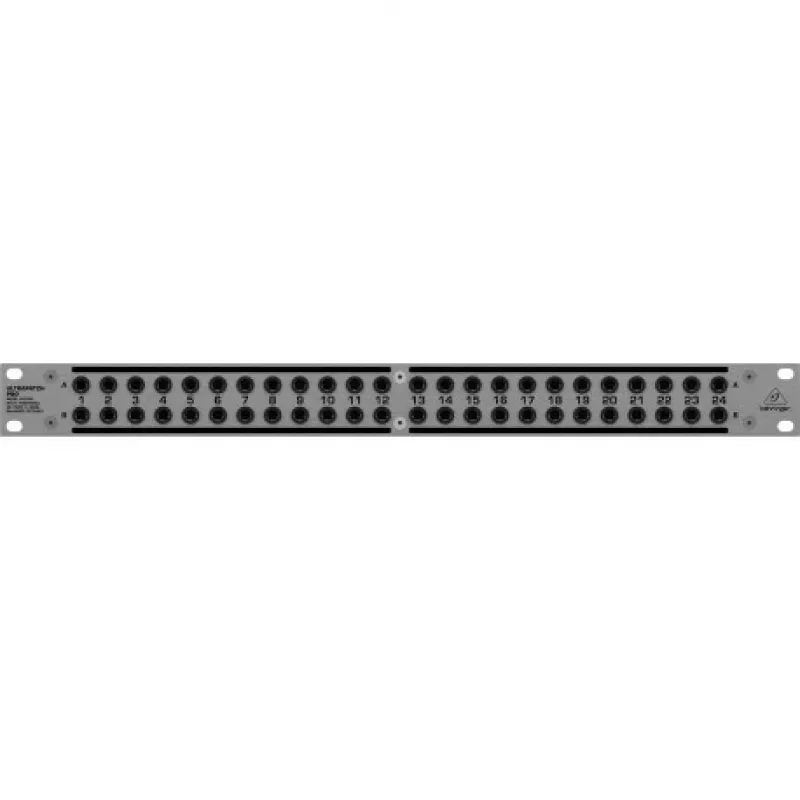 Behringer PX3000 patch panel 48 σημείων 1/4 ίντσας TRS, 1U rackmount, 3-Mode Switching