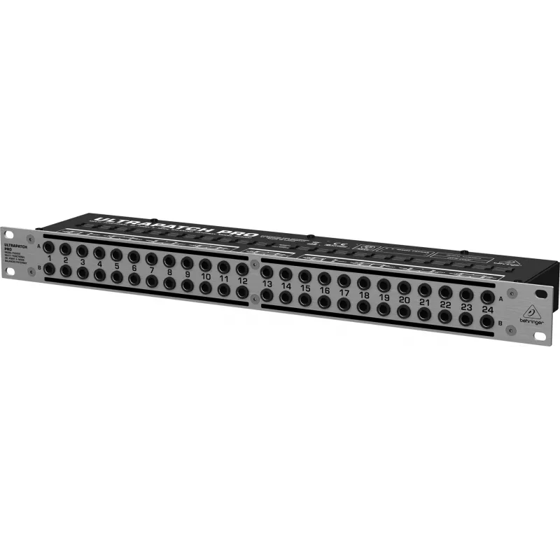 Behringer PX3000 patch panel 48 σημείων 1/4 ίντσας TRS, 1U rackmount, 3-Mode Switching