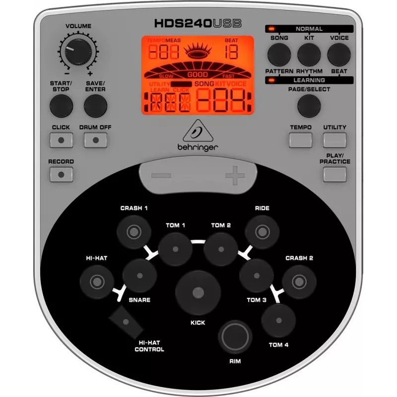 Behringer XD80USB Σετ ηλεκτρονικών τυμπάνων, μαύρο