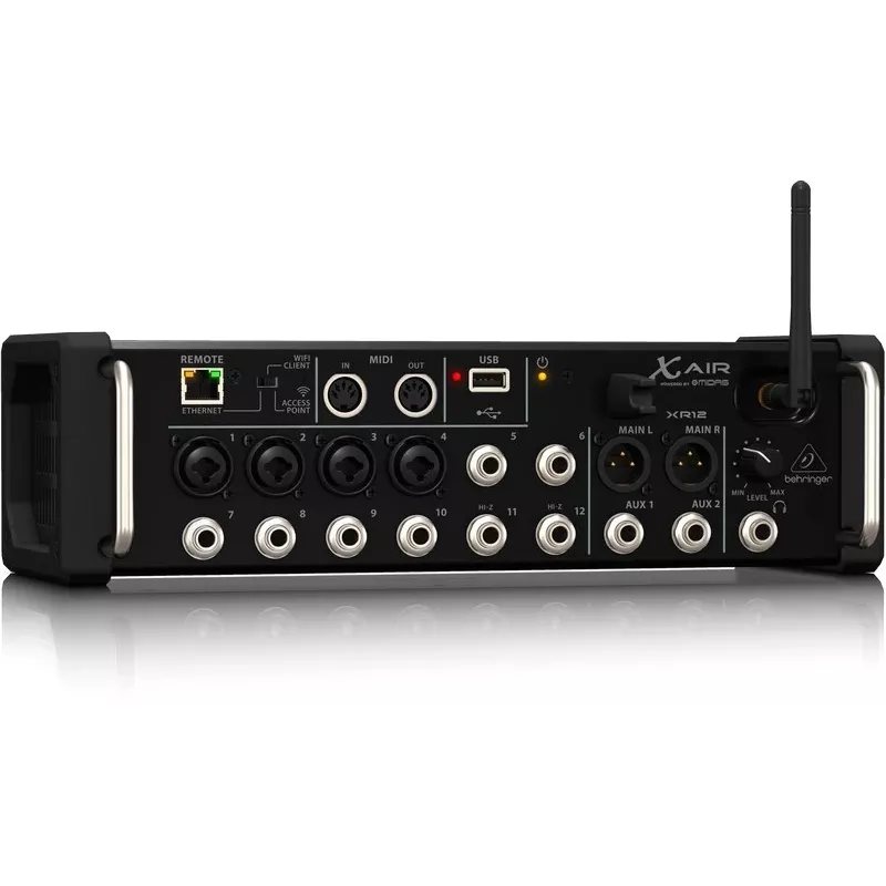Behringer XR12 μίκτης ήχου 12 καναλιών μαύρο