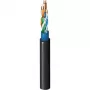 Belden CatSnake Category 5E τακτικό καλώδιο Ethernet, 24 AWG συνεστραμμένοι γυμνοί χάλκινοι αγωγοί, UTP, θήκη TPE, μαύρο, 100 MHz, Gigabit, υψηλής ευκαμψίας