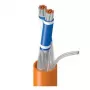 Belden OSDP RS485 Καλώδιο δεδομένων, 1 ζεύγος, 24 AWG λεπτό σύρμα, επικασσιτερωμένος χαλκός, συνολική θωράκιση Beldfoil, μανδύας PVC, γκρι