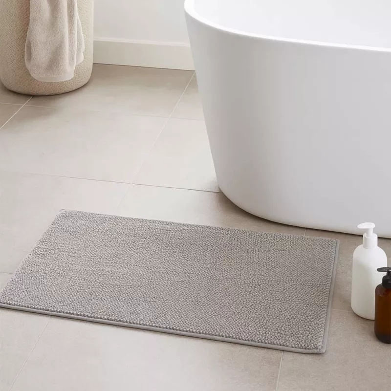 Beldray LA00000099NEU7 Αντιμυκητιακό Πατάκι μπάνιου Memory Foam 50 x 80 cm, Γκρι