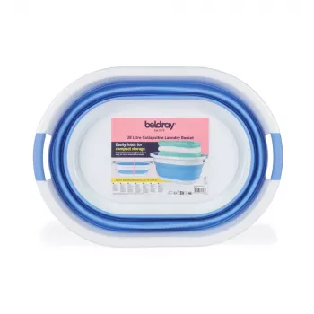 Beldray LA034816CRNFPEU7 Πτυσσόμενο καλάθι απλύτων 28L Γκρι