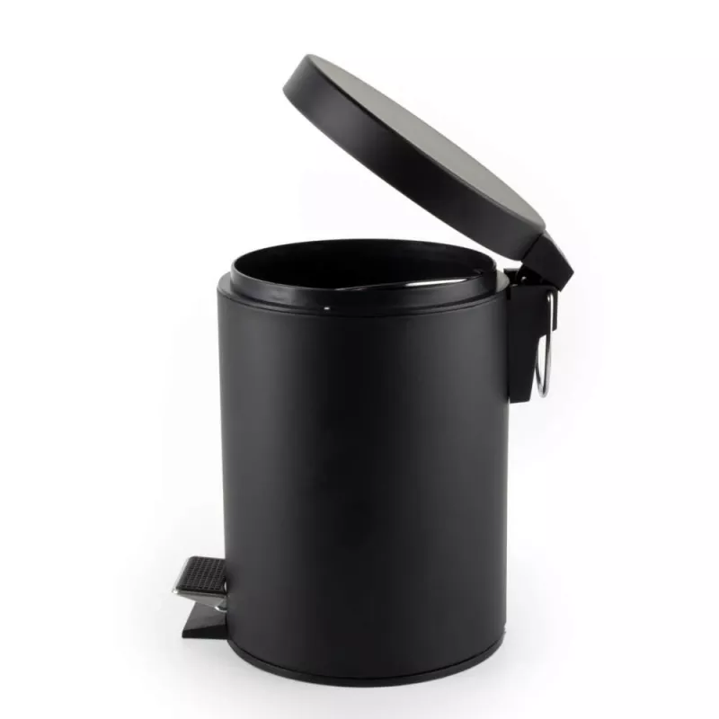 Beldray LA038098BPEU7 3 Λίτρα Στρογγυλός κάδος με πεντάλ Soft-Close, Μαύρος