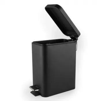 Beldray LA041173BLKPEU7 Slimline Κάδος με πεντάλ 5 Λίτρα, Μαύρος