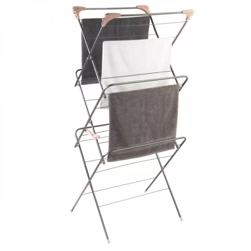 Beldray LA072498GRYNFEU7 Απλώστρα 3 επιπέδων Elegant, γκρι γραφίτη