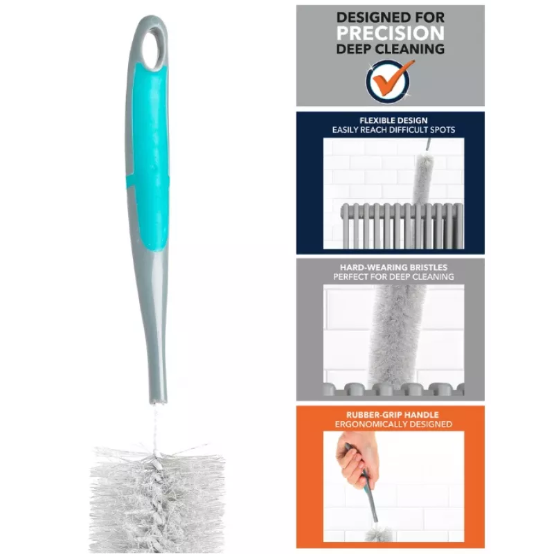 Beldray LA077653FEU7 Βούρτσα καλοριφέρ Deep Clean - γκρι/μαύρο, 75 cm