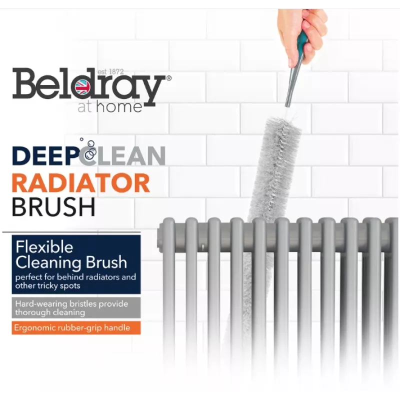 Beldray LA077653FEU7 Βούρτσα καλοριφέρ Deep Clean - γκρι/μαύρο, 75 cm