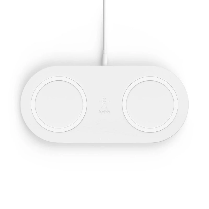 Belkin Dual Wireless Charging Pad 10W Λευκό