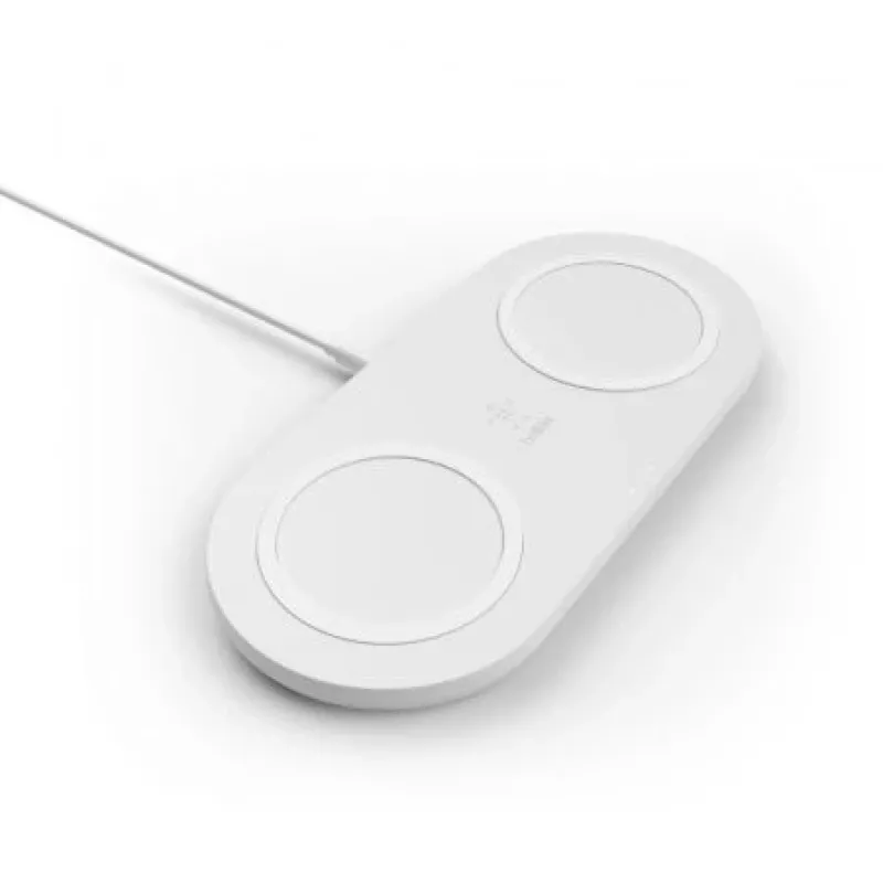 Belkin Dual Wireless Charging Pad 10W Λευκό