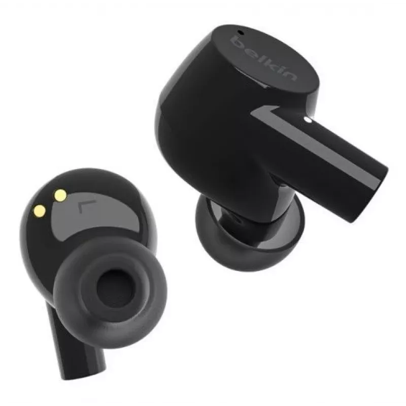 Belkin SoundForm Rise True Wireless Ακουστικά με Μικρόφωνο, Bluetooth 5.2, IPX5, Μαύρο