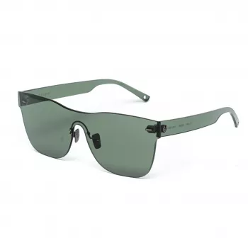 BELSTAFF γυναικεία FLASH-VERDE oversized shield γυαλιά ηλίου - πράσινος σκελετός ασετάτη, γκρι επιμεταλλωμένοι φακοί, UV400