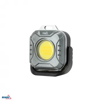 BEMKO C49-LTW08 Πολυλειτουργικός LED-Φακός 1200 mAh IP44 μαύρο