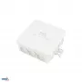 BEMKO E04-PI12-IP55 Επιτοίχιο Κουτί Διακλάδωσης 85x85x36,5mm IP55 12 Εισόδων Ανοιχτό Γκρι