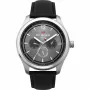 Ben Sherman WBS112B ανδρικό αναλογικό ρολόι quartz 43mm μαύρο καντράν δερμάτινο λουράκι