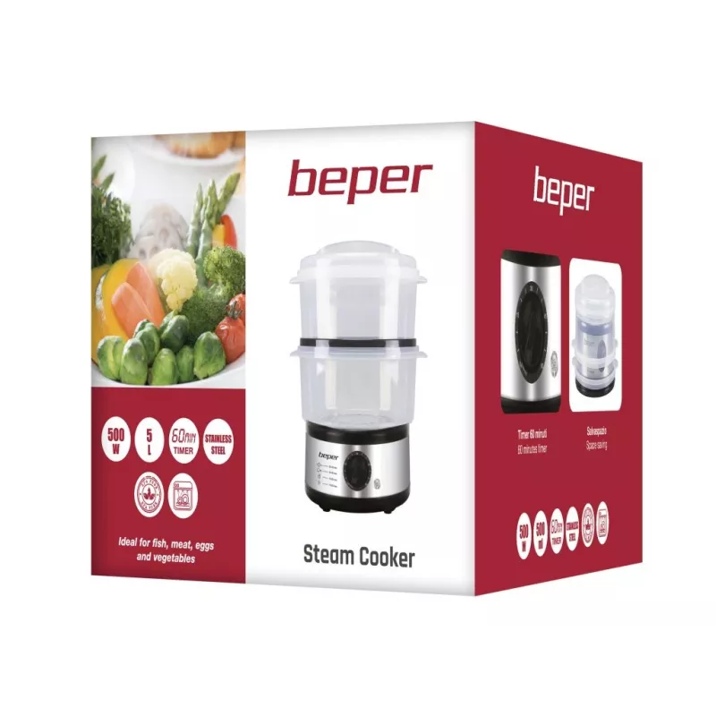 Beper BC.261 αρτοποιητής 550W 12 προγράμματα 900g ανοξείδωτο ατσάλι