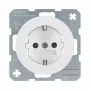 Berker 47232089 Πρίζα SCHUKO (Τύπος F), Πολικό λευκό γυαλιστερό, 16 A 250 V, Χωνευτή, για σειρές R.1/R.3/R.7