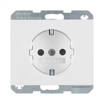 Berker 47357009 Πρίζα Schuko 16A Πολικό λευκό