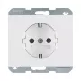 Berker 47357009 Πρίζα Schuko 16A Πολικό λευκό