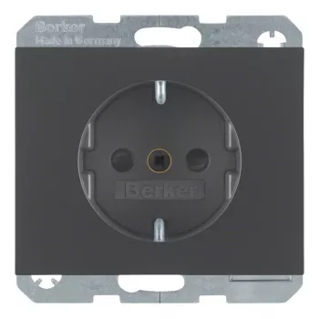 Berker K.1 SCHUKO πρίζα 16A 250V Ανθρακί Ματ
