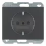 Berker K.1 SCHUKO πρίζα 16A 250V Ανθρακί Ματ