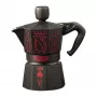 Bialetti Moka Express Sound Stranger Things Καφετιέρα Espresso για Φωτιά 3 Φλιτζανιών (150 ml) Μαύρη