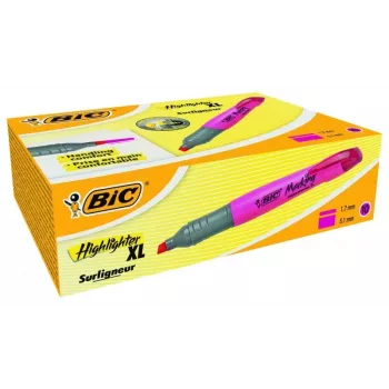 BIC Brite Liner Grip Μαρκαδόρος, μυτερή μύτη, ροζ, πλάτος γραμμής 1,7-5,1 mm, 1 τεμ.