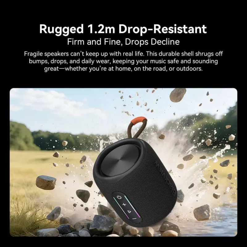 Blackview AuraBass 2 Φορητό Ηχείο Bluetooth, 15W, IPX5, Μπαταρία 7h, Μαύρο