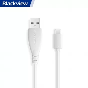Blackview Καλώδιο USB-A σε USB-C 2m Λευκό