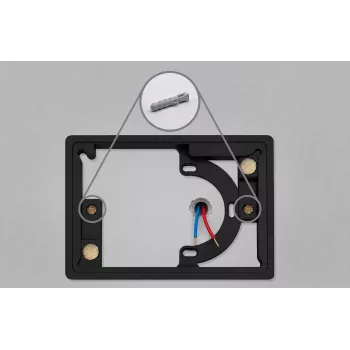 Blebox framePanelM μαύρο πλαίσιο τοίχου για ControlPanelM