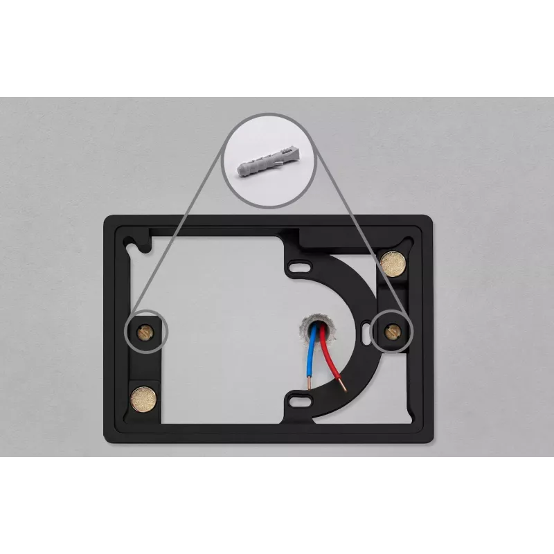 BLEBOX framePanelM λευκό πλαίσιο τοίχου για ControlPanelM